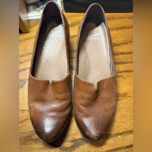 Dansko Brown Leather Liliana Wedge Heels 39